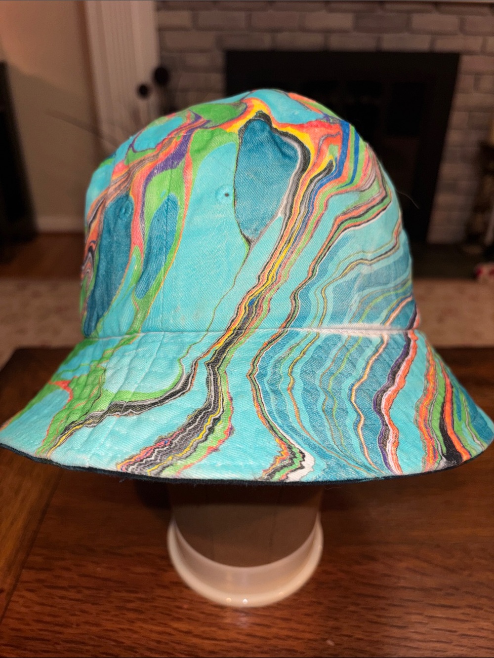 Kandies World Marble-tie dye Print Bucket Hat
